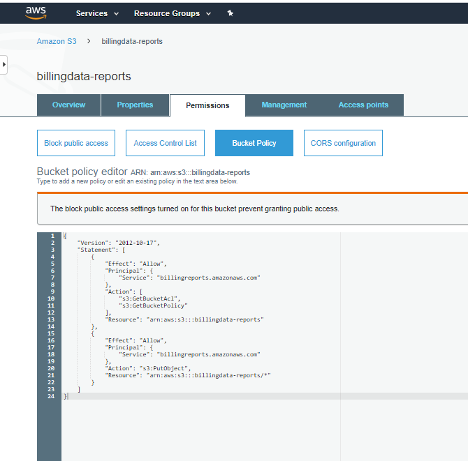 AWS BPOLICY